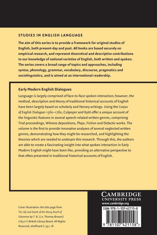 Produktbild: Early Modern English Dialogues