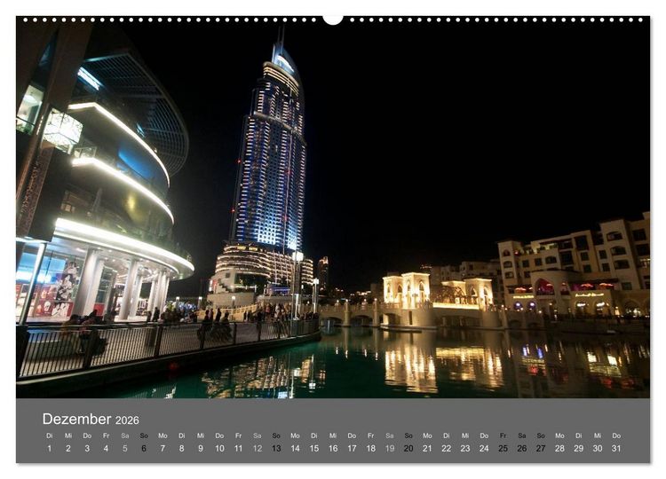 Produktbild: Dubai (hochwertiger Premium Wandkalender 2026 DIN A2 quer), Kunstdruck in Hochglanz