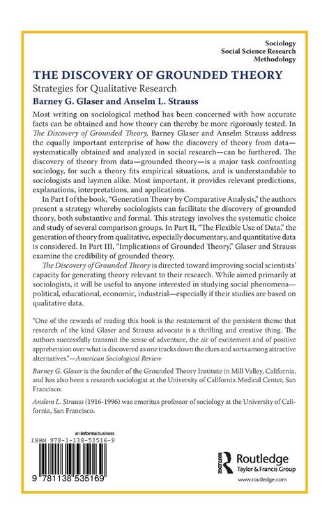 Produktbild: Discovery of Grounded Theory