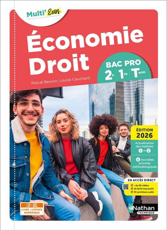 Produktbild: Economie-Droit ; 2de/1re/terminale ; Bac Pro (Edition 2026)