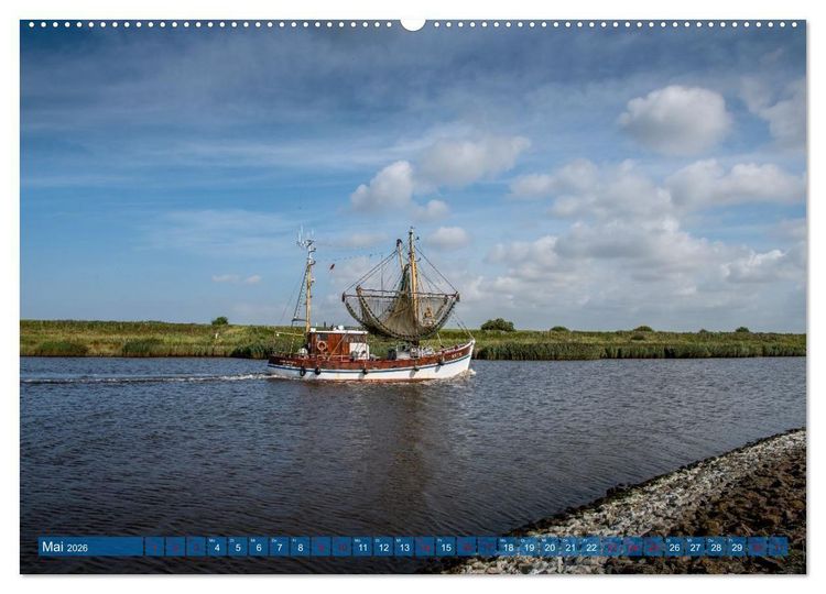 Produktbild: Greetsiel, die ostfriesische Perle und seine Umgebung (Wandkalender 2026 DIN A2 quer), CALVENDO Monatskalender