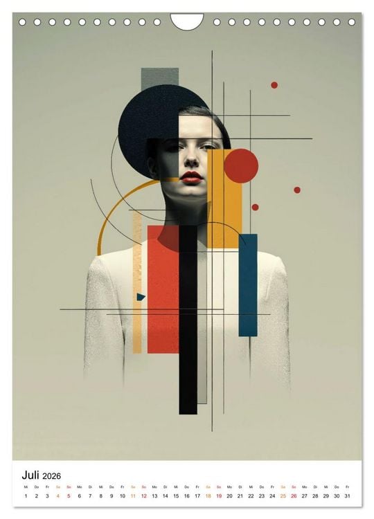 Produktbild: Bauhaus Re:Vision (Wandkalender 2026 DIN A4 hoch), CALVENDO Monatskalender