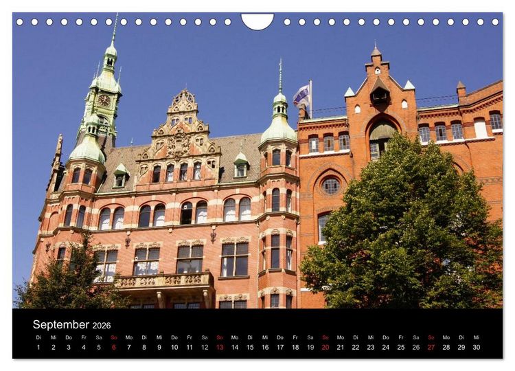 Produktbild: Hansestadt Hamburg (Wandkalender 2026 DIN A4 quer), CALVENDO Monatskalender