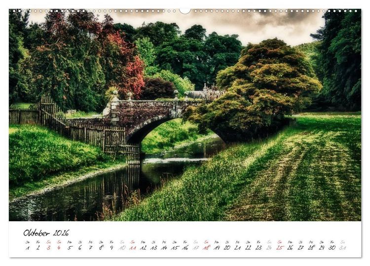 Produktbild: Romantisches Gro&szlig;britannien (Wandkalender 2026 DIN A2 quer), CALVENDO Monatskalender