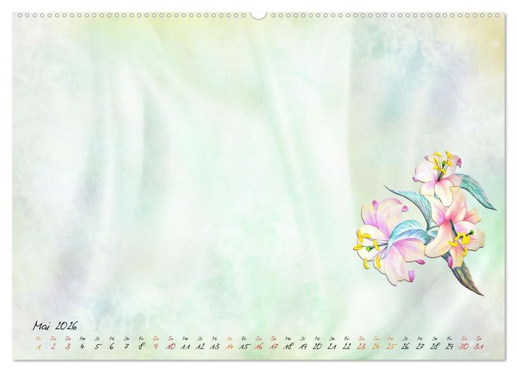 Produktbild: Liebe wird im Herzen geboren (hochwertiger Premium Wandkalender 2026 DIN A2 quer), Kunstdruck in Hochglanz