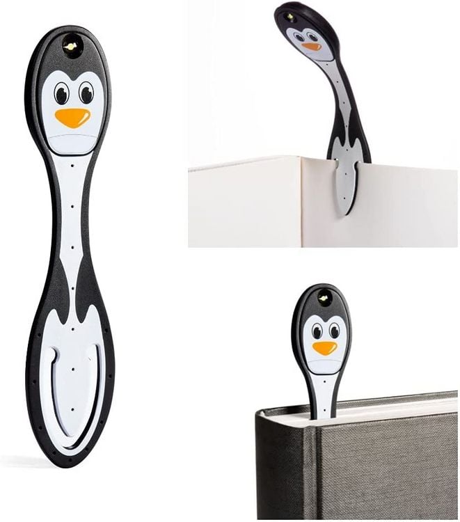 Produktbild: Flexilight Leselicht Pinguin &ndash; 2-in-1 LED-Leselicht
