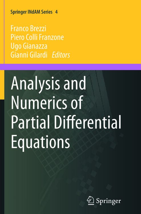Produktbild: Analysis and Numerics of Partial Differential Equations