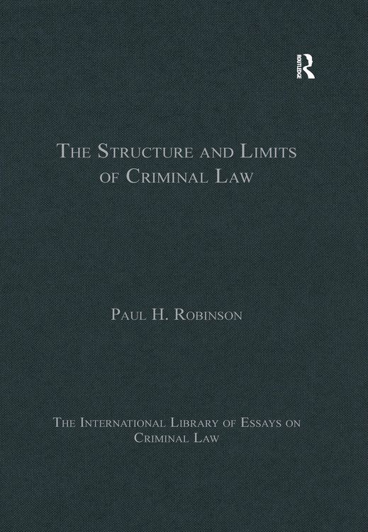 Produktbild: The Structure and Limits of Criminal Law