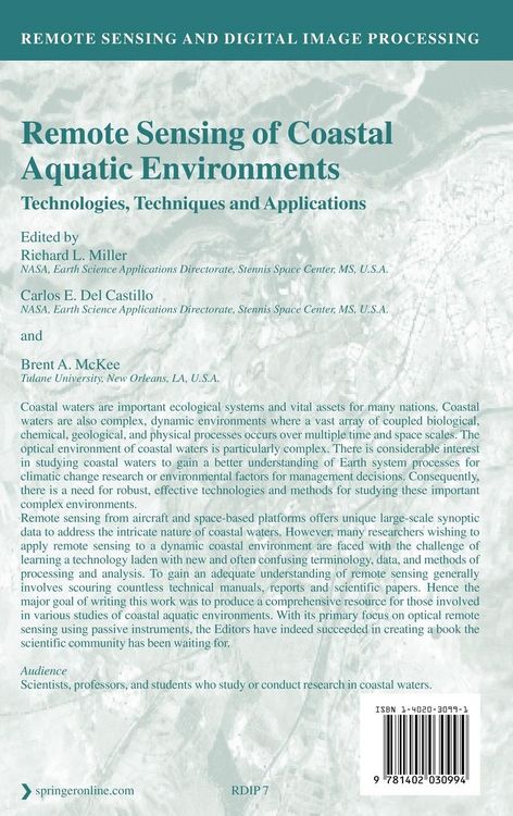 Produktbild: Remote Sensing of Coastal Aquatic Environments