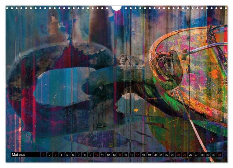 Produktbild: Hamburg Abstrakt (Wandkalender 2026 DIN A3 quer), CALVENDO Monatskalender