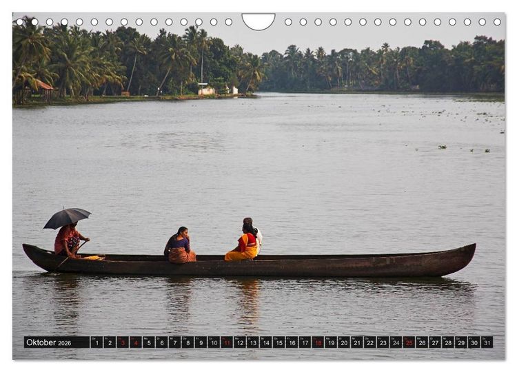 Produktbild: Exotisches Indien (Wandkalender 2026 DIN A4 quer), CALVENDO Monatskalender