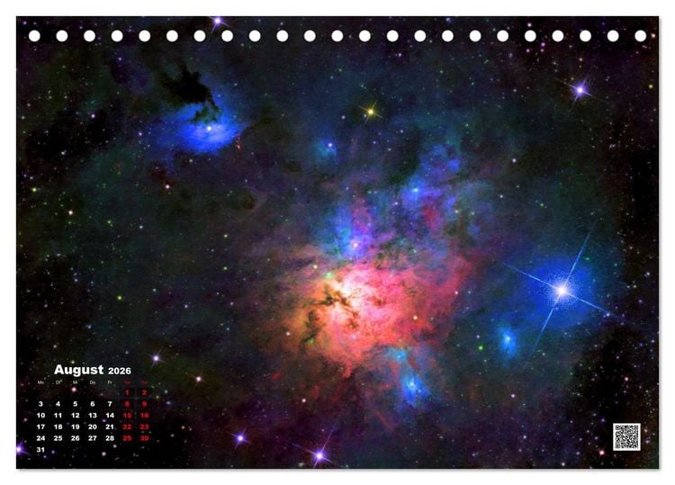 Produktbild: Neue Astrofotos von Stefan Ziegenbalg (Tischkalender 2026 DIN A5 quer), CALVENDO Monatskalender
