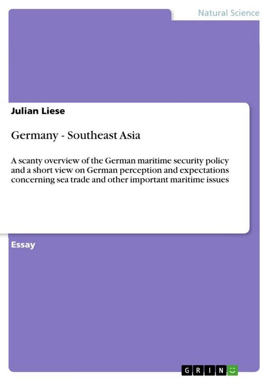 Produktbild: Germany - Southeast Asia