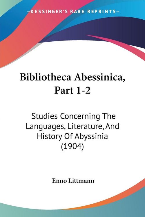 Produktbild: Bibliotheca Abessinica, Part 1-2