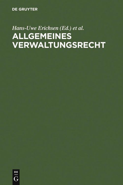 Produktbild: Allgemeines Verwaltungsrecht