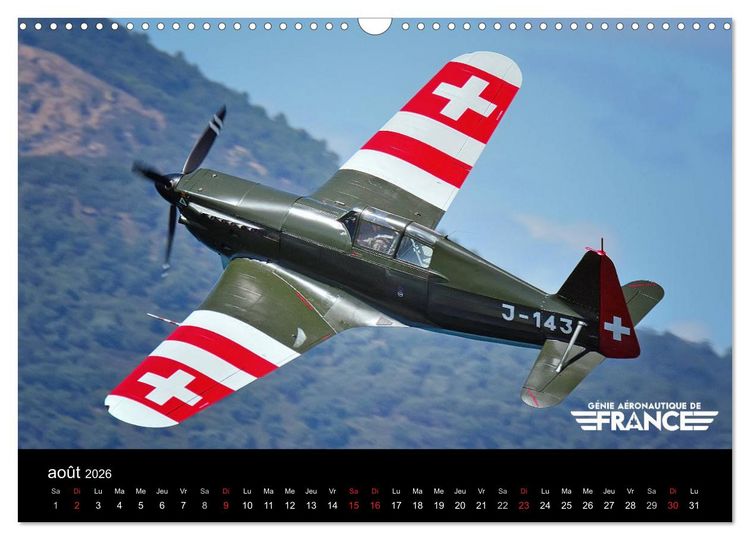 Produktbild: G&eacute;nie a&eacute;ronautique de France (Calendrier mural 2026 DIN A3 vertical), CALVENDO calendrier mensuel