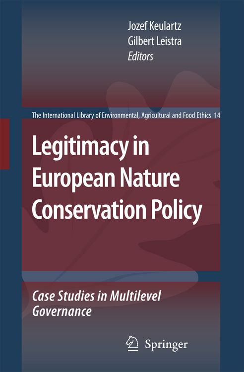 Produktbild: Legitimacy in European Nature Conservation Policy