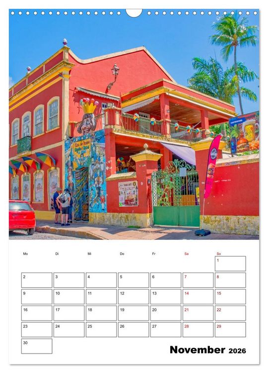 Produktbild: Olinda - ein Traumreiseziel (Wandkalender 2026 DIN A3 hoch), CALVENDO Monatskalender