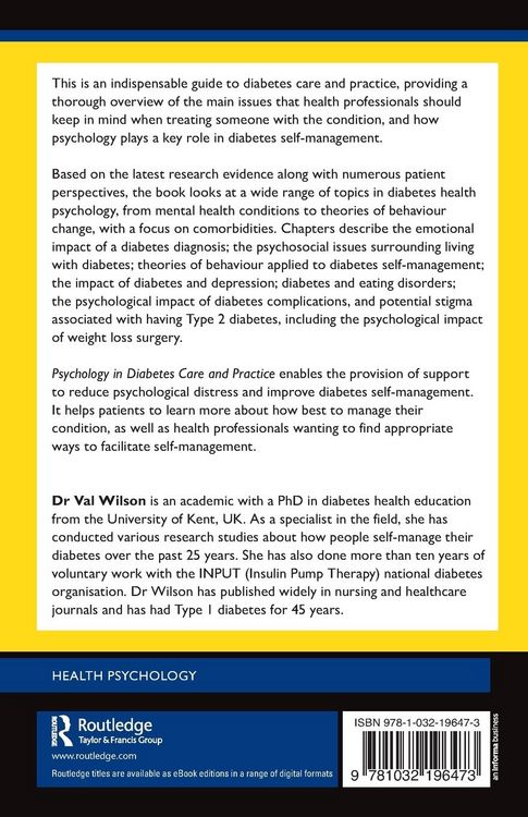 Produktbild: Psychology in Diabetes Care and Practice