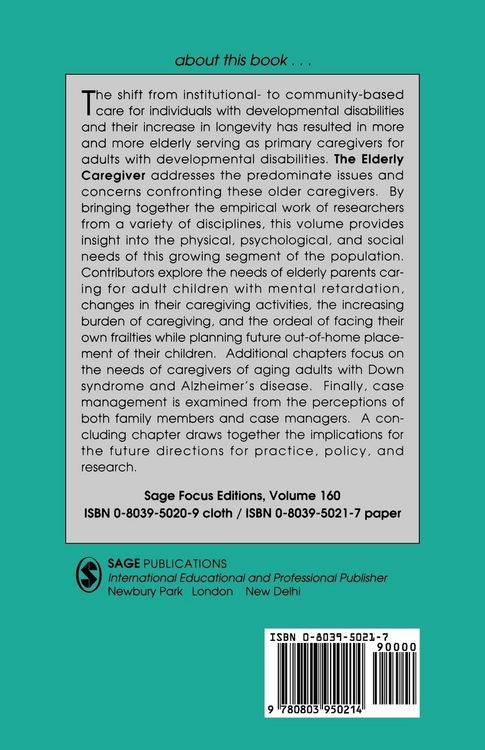 Produktbild: The Elderly Caregiver