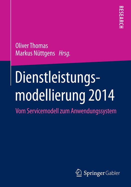 Produktbild: Dienstleistungsmodellierung 2014