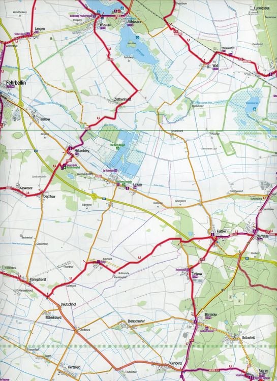 Produktbild: Radkarte Havelland 1:75.000 (RK-BRA03)