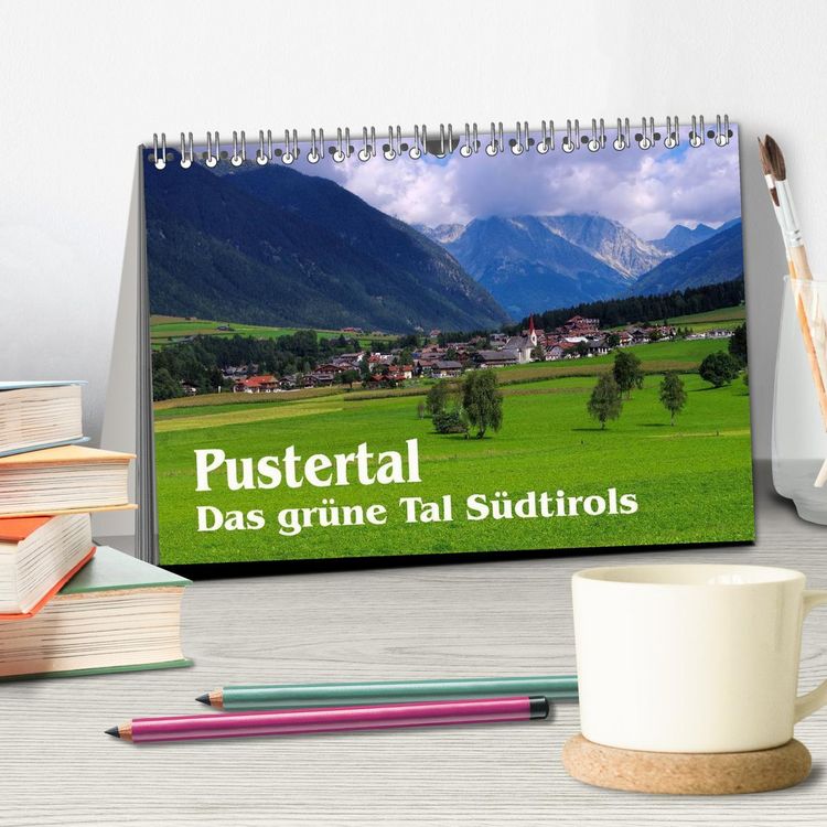 Produktbild: Pustertal - Das gr&uuml;ne Tal S&uuml;dtirols (Tischkalender 2026 DIN A5 quer), CALVENDO Monatskalender
