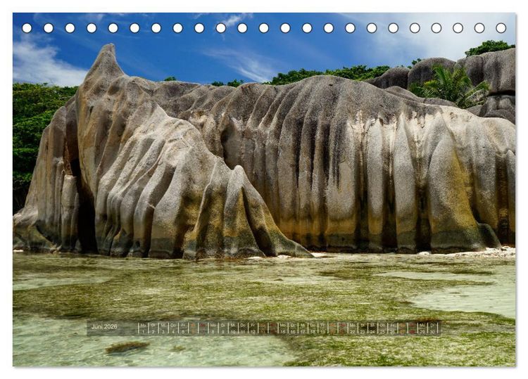 Produktbild: Seychellen - Inselparadiese Mah&eacute; La Digue Praslin (Tischkalender 2026 DIN A5 quer), CALVENDO Monatskalender
