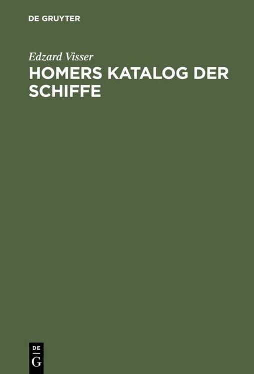 Produktbild: Homers Katalog der Schiffe