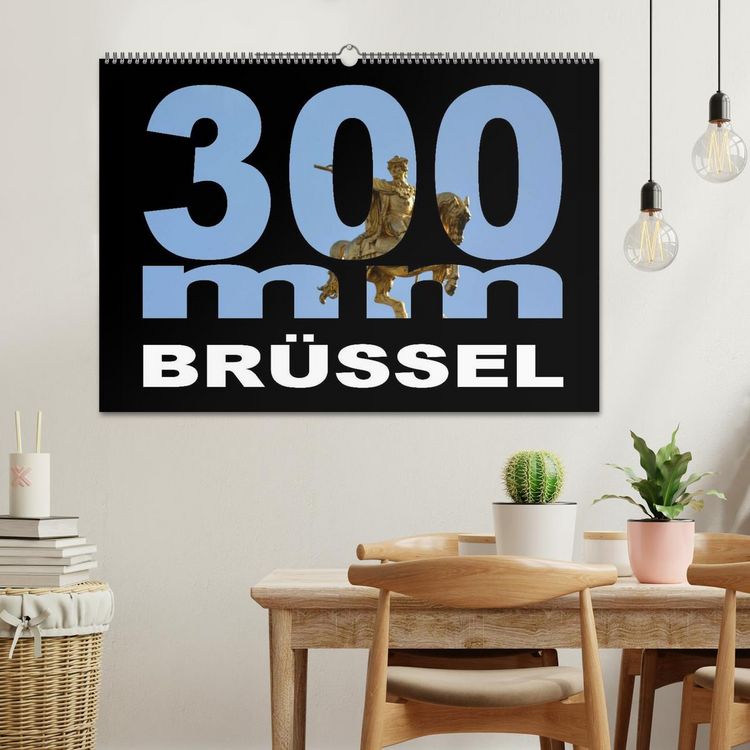 Produktbild: 300mm - Br&uuml;ssel (Wandkalender 2026 DIN A2 quer), CALVENDO Monatskalender