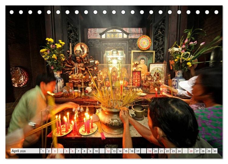 Produktbild: Vietnam (Tischkalender 2026 DIN A5 quer), CALVENDO Monatskalender