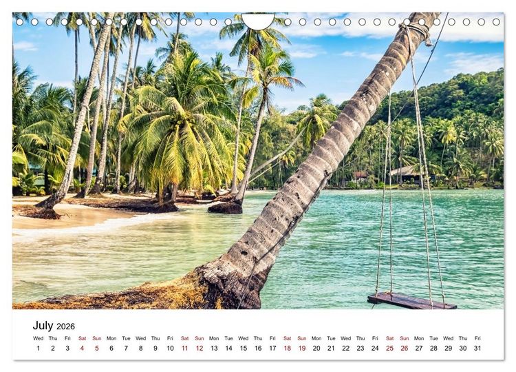 Produktbild: Amazing visit to Thailand (Wall Calendar 2026 DIN A4 landscape), CALVENDO 12 Month Wall Calendar