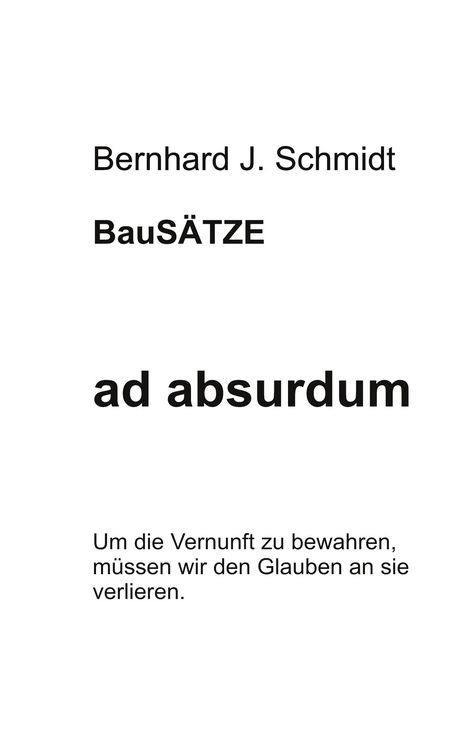 Produktbild: Ad absurdum