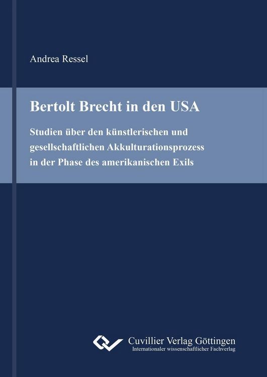 Produktbild: Bertolt Brecht in den USA