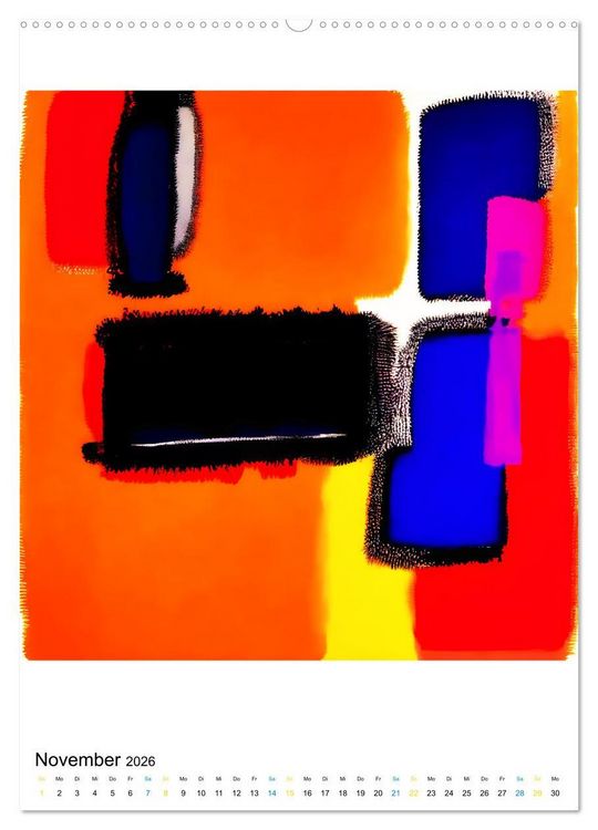 Produktbild: Modern ART Farbkompositionen (Wandkalender 2026 DIN A2 hoch), CALVENDO Monatskalender