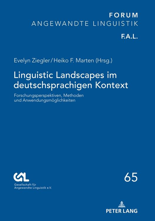 Produktbild: Linguistic Landscapes im deutschsprachigen Kontext