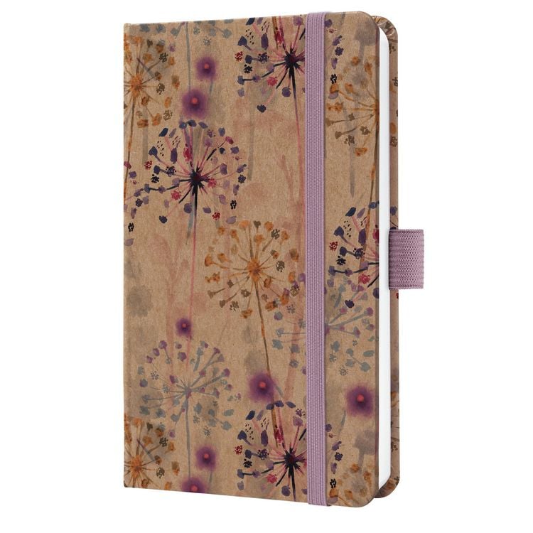 Produktbild: SIGEL TH675 Wochenkalender Jolie 2027, ca. A6, braun, lila, goldgelb
