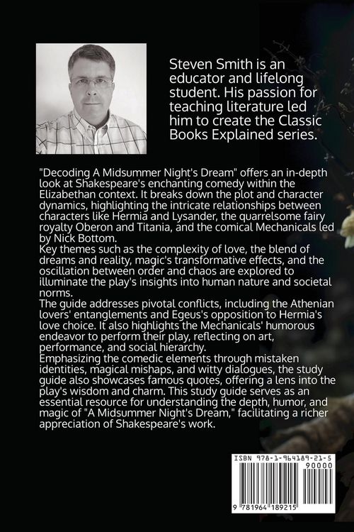 Produktbild: Study Guide for Decoding A Midsummer Night's Dream