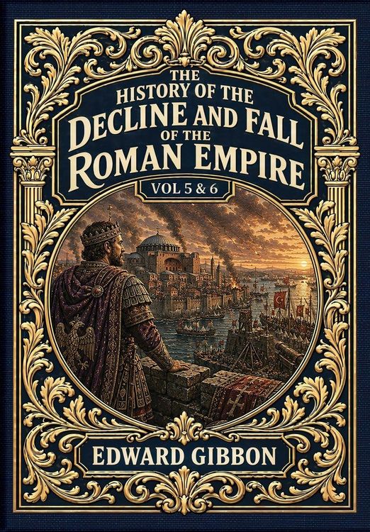 Produktbild: The History of the Decline and Fall of the Roman Empire Vol. 5 & 6 (Golden Monarch Collector's Edition) (Case Laminate Hardcover with Jacket)