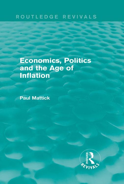 Produktbild: Economics, Politics and the Age of Inflation