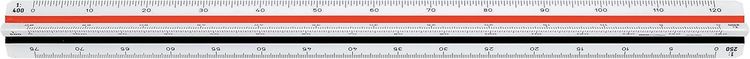 Produktbild: ARISTO College Dreikantma&szlig;stab (B), 1:100:200:250:300:400:500Ecoblister