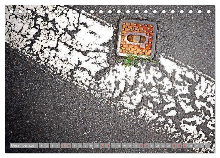Produktbild: Stra&szlig;enszenerie (Tischkalender 2026 DIN A5 quer), CALVENDO Monatskalender