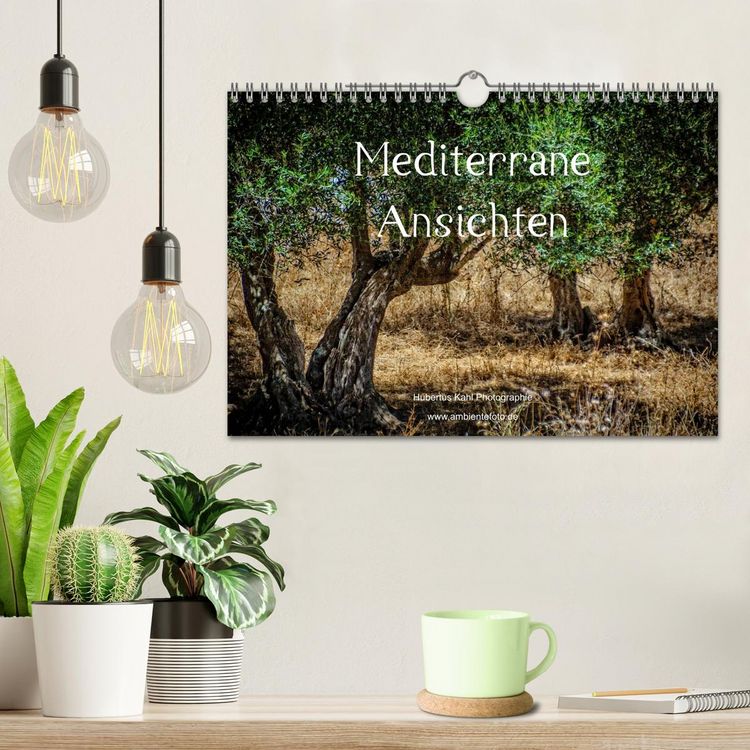 Produktbild: Mediterrane Ansichten 2026 (Wandkalender 2026 DIN A4 quer), CALVENDO Monatskalender