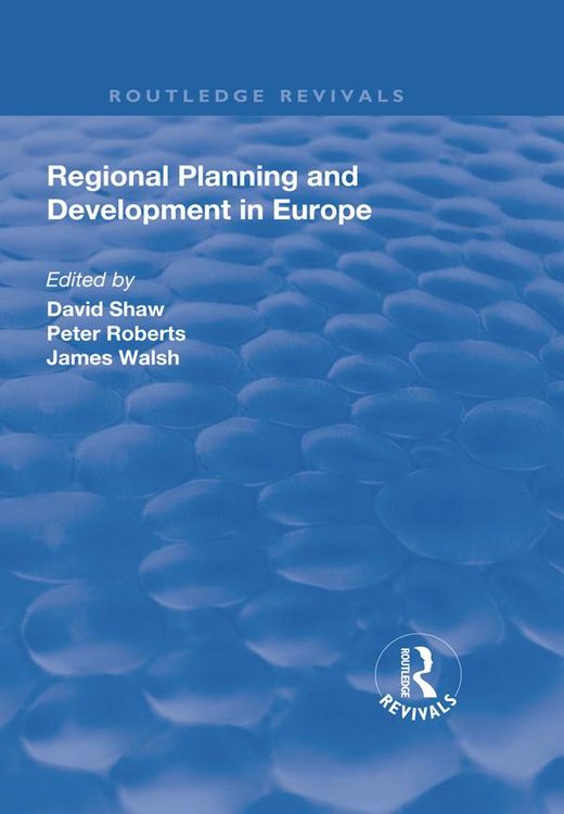 Produktbild: Regional Planning and Development in Europe