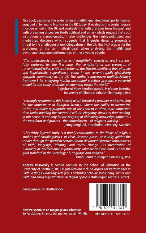 Produktbild: The Performance of Multilingual and 'Ultralingual' Devotional Practices by Young British Muslims