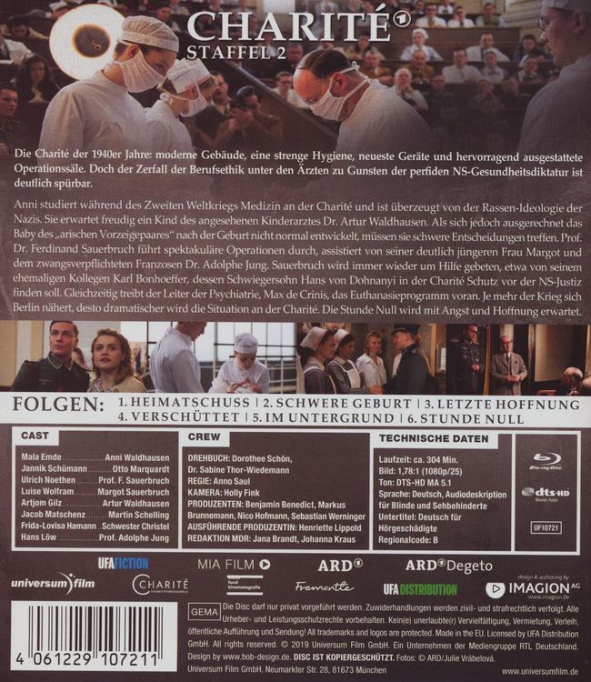 Produktbild: Charit&eacute; - Staffel 2