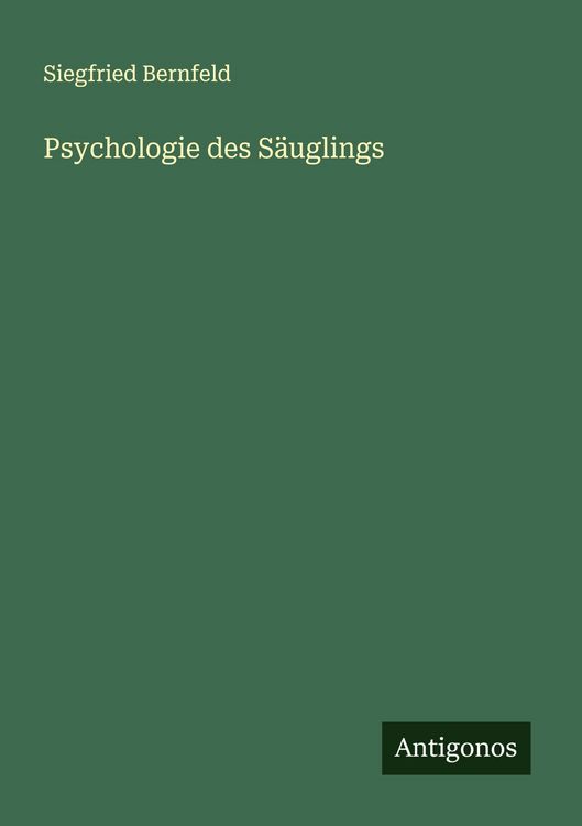 Produktbild: Psychologie des S&auml;uglings