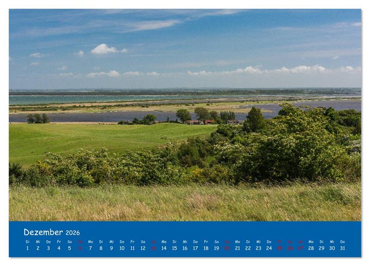 Produktbild: Besuch auf Hiddensee (hochwertiger Premium Wandkalender 2026 DIN A2 quer), Kunstdruck in Hochglanz