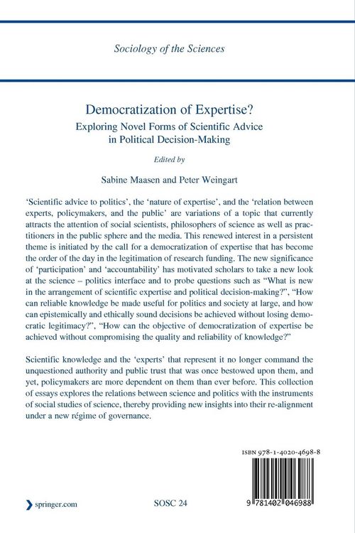 Produktbild: Democratization of Expertise?