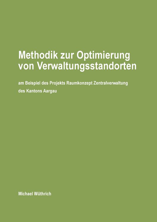 Produktbild: Methodik zur Optimierung von Verwaltungsstandorten